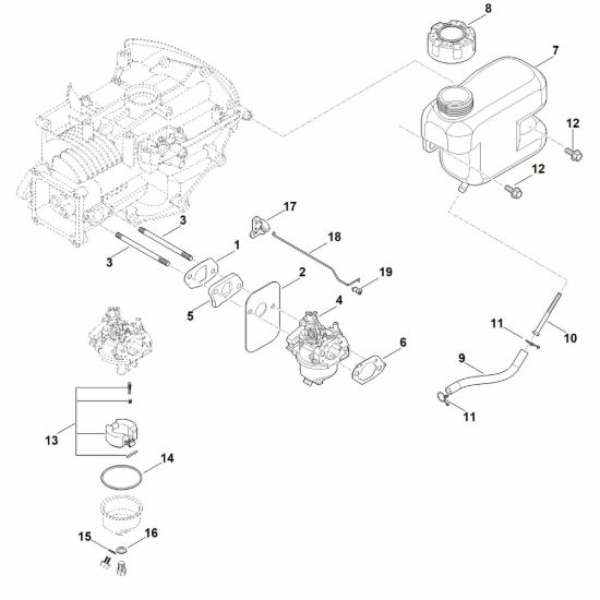 Picture of G - Sistema di alimentazione carburante EVC 200.2 (EVC200-0003)